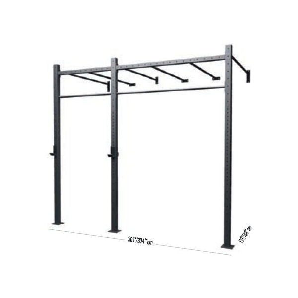 Toorx Gabbia CHALLENGE 2 campate a muro con monkey station - G60-2MMS