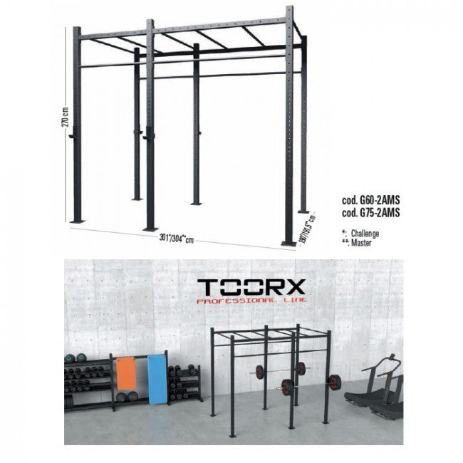 Toorx Gabbia CHALLENGE 2 campate autoportanti - G60-2A