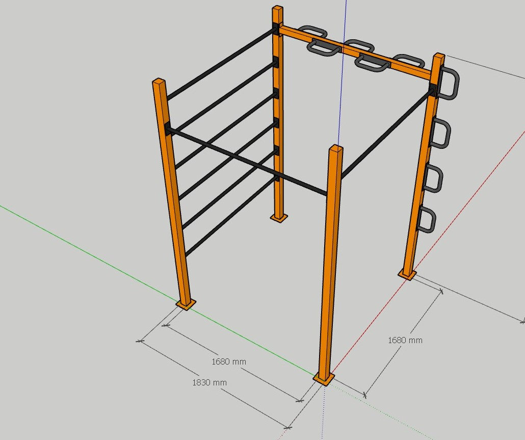Toorx CALISTHENICS Station 1 - G60-C1 Outdoor