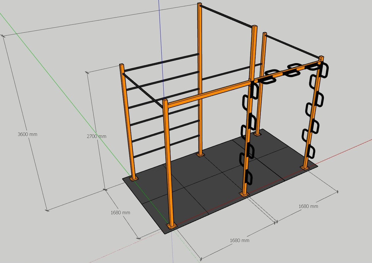 Toorx Struttura Calisthenics C2 outdoor