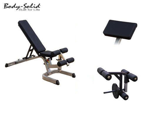 Body Solid GFID71 + Curl + Leg Extension Kit