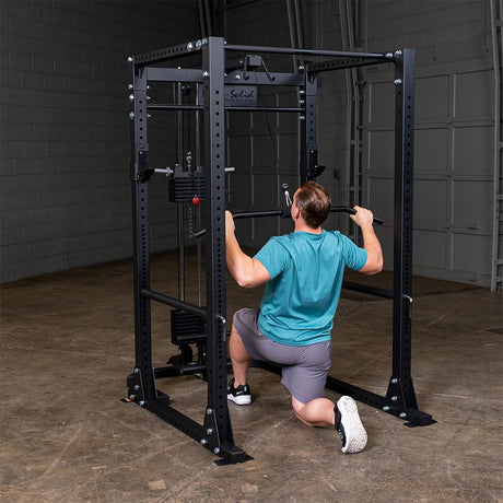 Body-Solid Power Rack GPR400 + GLA400 Lat Machine