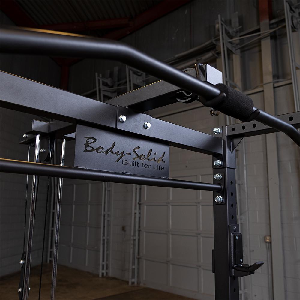 Body-Solid Power Rack GPR400 + GLA400 Lat Machine
