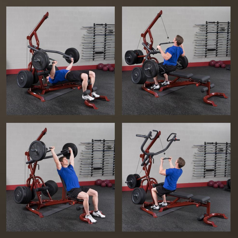 Body Solid GLGS100 Corner Leverage Gym