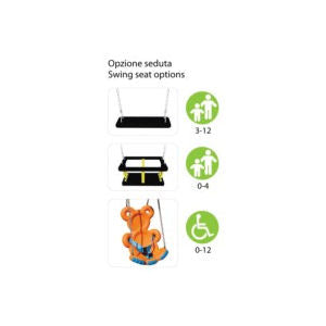 Giochipark Altalena Sally 2 posti (sedili orsetto)