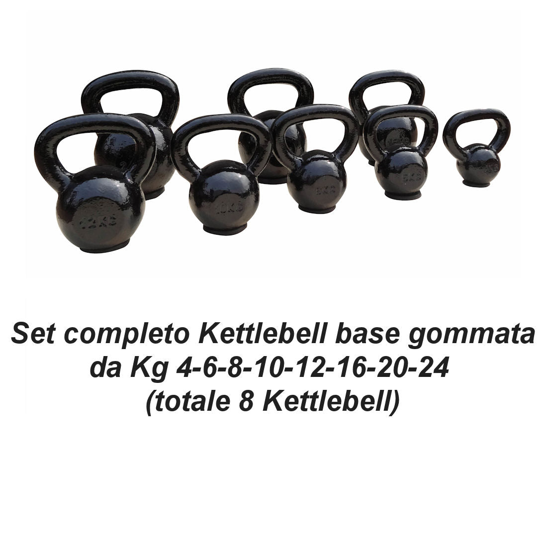 Toorx Set Kettlebell KGV (8 pezzi)