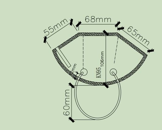 Nuokang Medical Mascherina Protettiva KN95 (100 Pezzi)