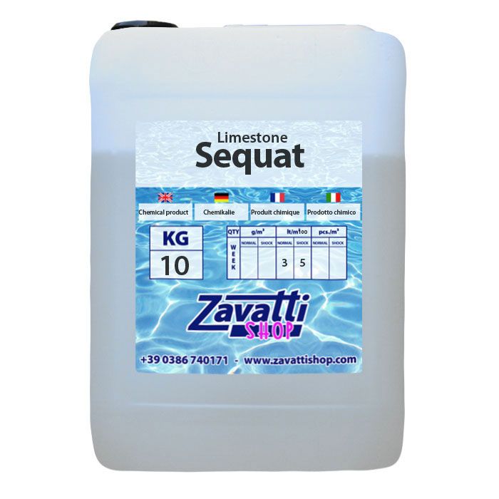 Piscinaonline 10 Lt Limestone Sequat sequestrante calcare per piscina