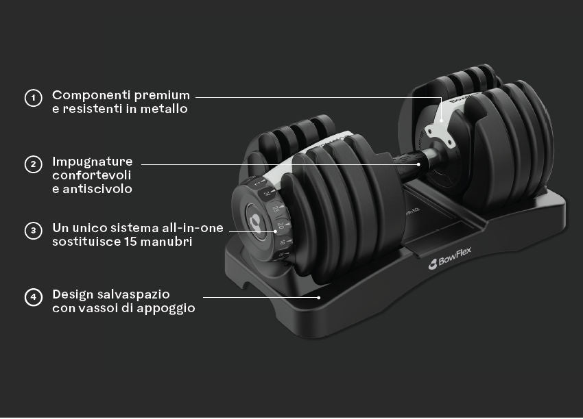 Bowflex Manubri Results Series DB52-21 SelectTech (coppia)