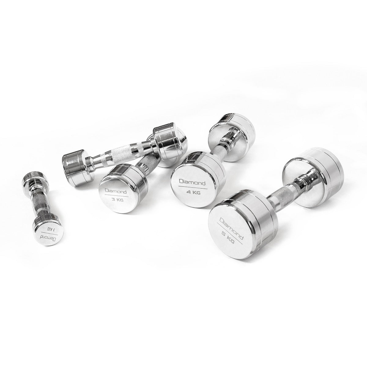 Diamond Set 10 Coppie Manubri cromati 1-10 Kg MCS1-10