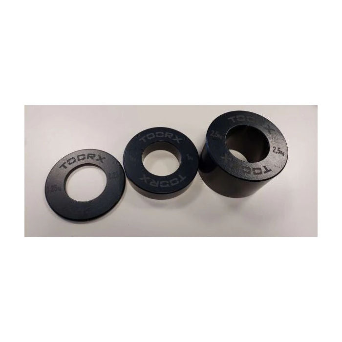 TOORX – Coppia dischi microcarico CDM-1 / peso 1 kg - foro 50 mm.