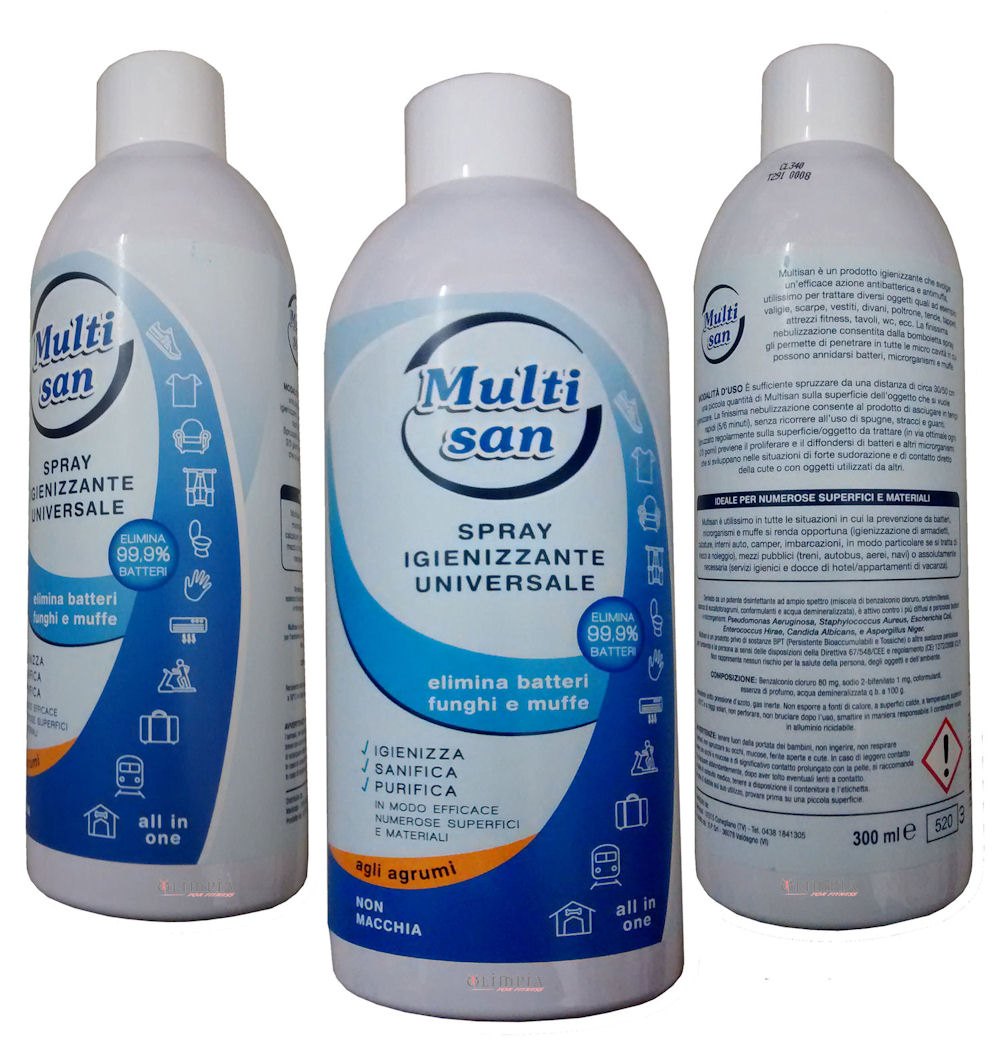 Multisan spray igienizzante universale