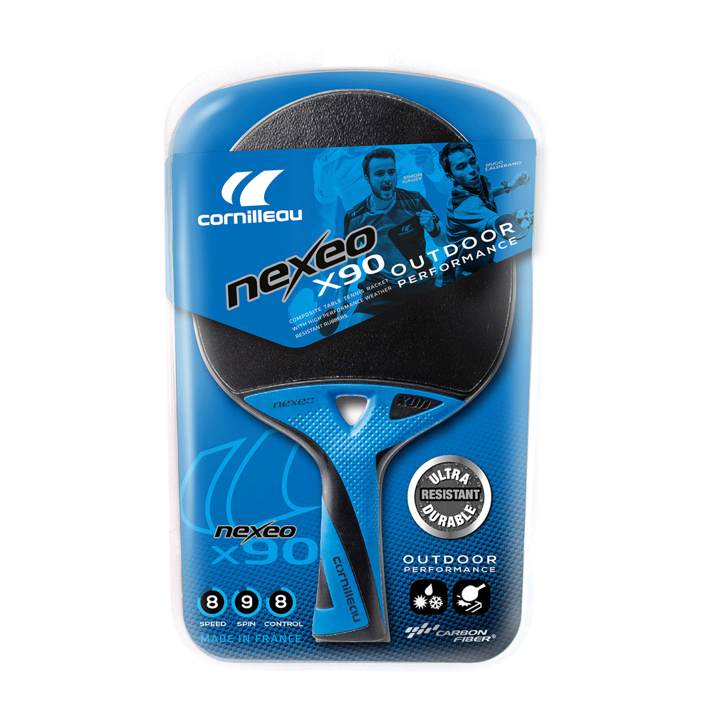 Cornilleau Racchetta Ping Pong Nexeo X90 Carbon da esterno
