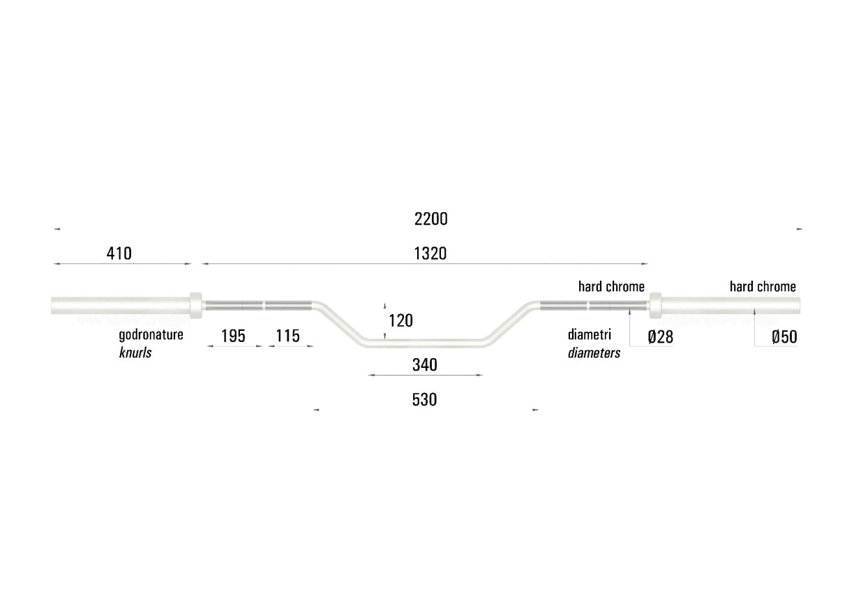 Toorx Offset Bar - OB