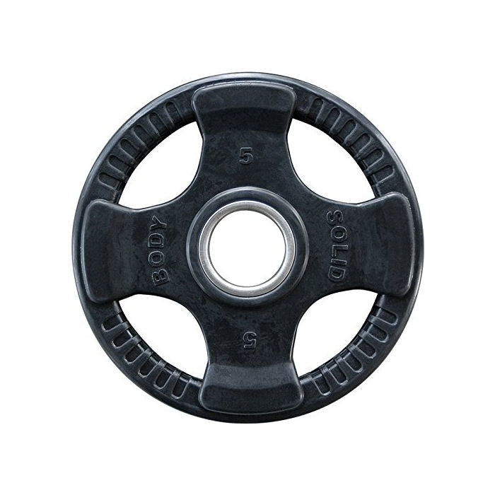 Body-Solid Rubber 4 Grip Olympic Plates Kg 5