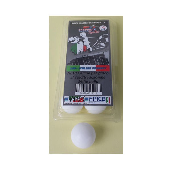 Roberto Sport Set 10 palline per calciobalilla