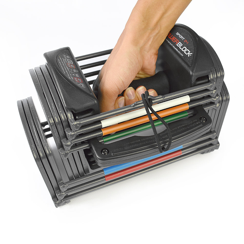 PowerBlock Sport 24 Set Manubri Caricabili 1,5-11 kg