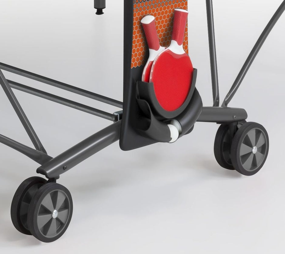 Garlando Ping Pong Performance Outdoor con ruote - piano grigio - per esterno