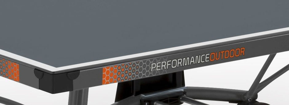 Garlando Ping Pong Performance Outdoor con ruote - piano grigio - per esterno