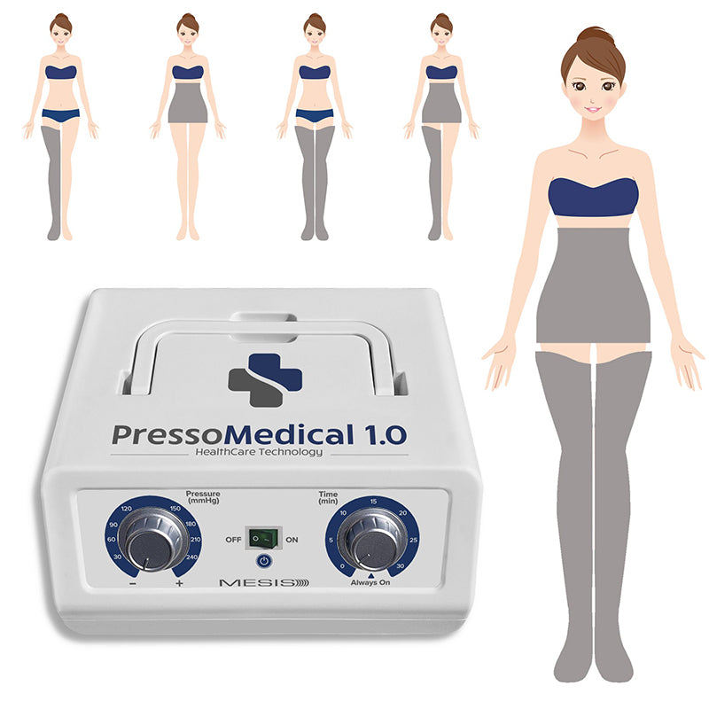 Mesis Pressoterapia PressoMedical 1.0 - Advance con 2 gambali e fascia addominali glutei