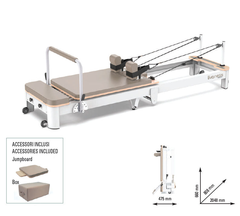Liveness Reformer in alluminio richiudibile Moon & Sand PTX-7000MS