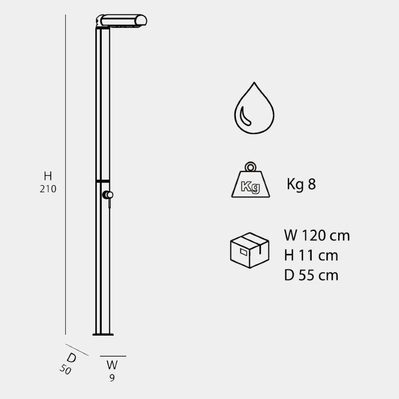 Arkema Doccia tradizionale Quick - Q105