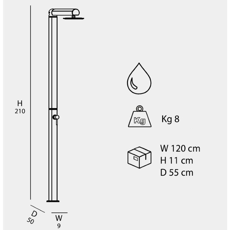 Arkema Doccia tradizionale Quick - Q305