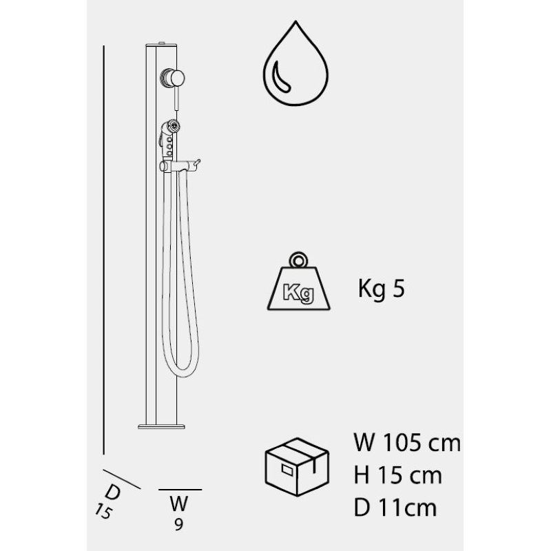 Arkema Fontana tradizionale Quick con nebulizzatore - Q655