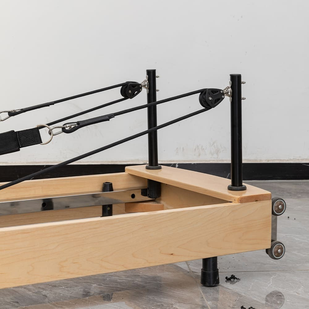 Tekkfit Foldable Reformer in rubber wood - REF-03-X