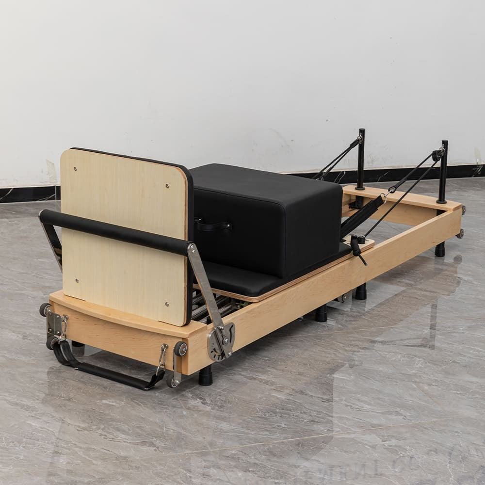 Tekkfit Foldable Reformer in rubber wood - REF-03-X