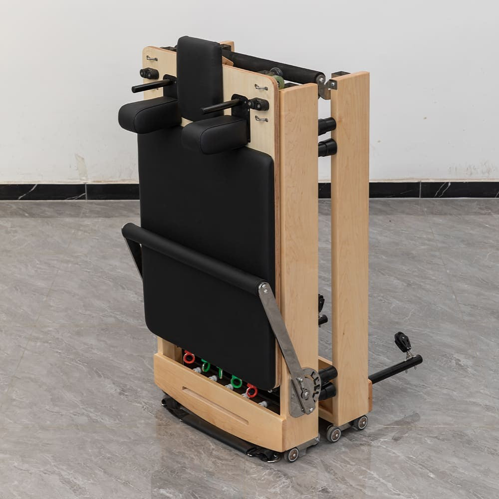 Tekkfit Foldable Reformer in rubber wood - REF-03-X