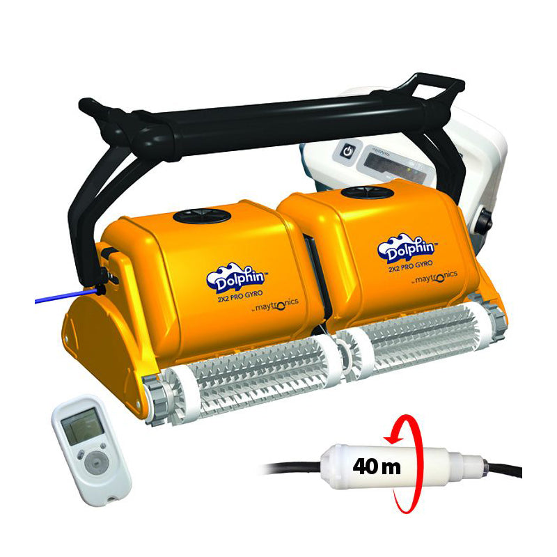 Dolphin robot pulitore per piscina 2x2 Pro Gyro