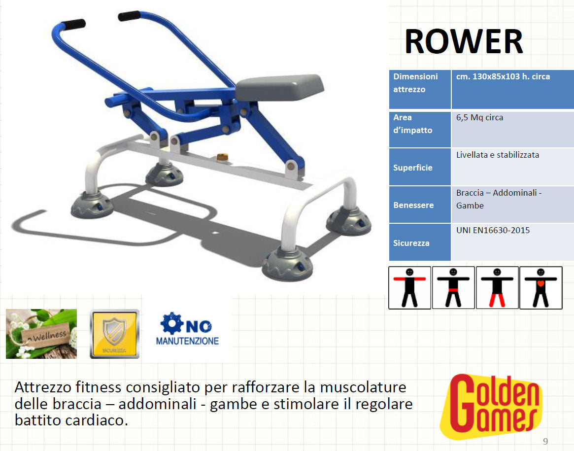 Golden Games Rower - FSCL04