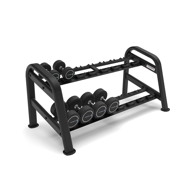 Toorx Rastrelliera porta manubri componibile 2 ripiani RPMC-2