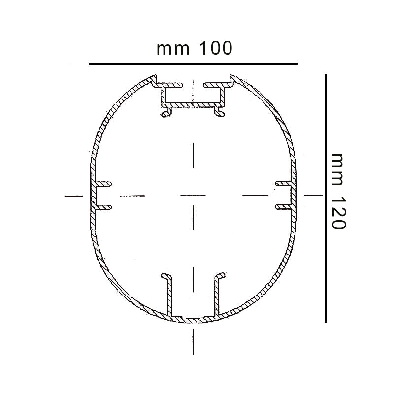 Schiavi Impianto Volley Trasportabile in alluminio - art. 2705