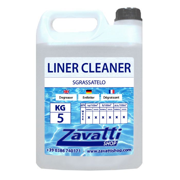 Piscinaonline 5 lt Liner Cleaner - sgrassa telo sgrassante per piscine
