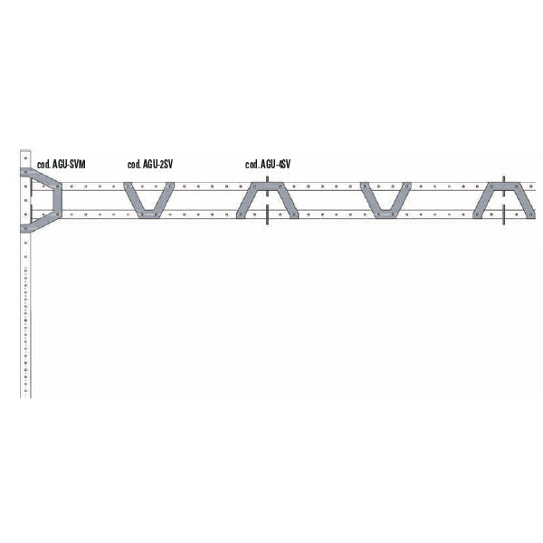 Toorx Staffa Collegamento 2SV- per Gabbia Challenge/Master Indoor AGU-2SV