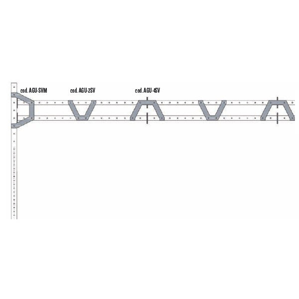 Toorx Staffa Collegamento 4SV- per Gabbia Challenge/Master Indoor AGU-4SV