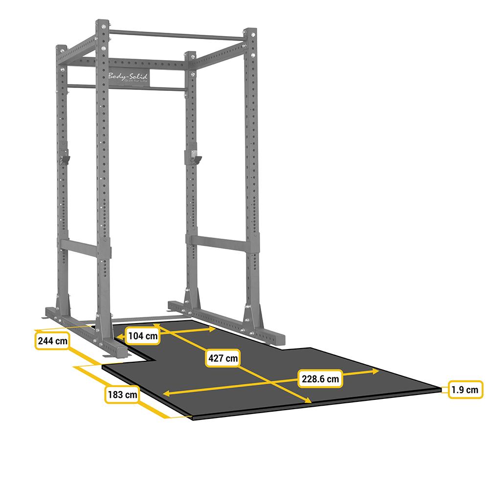 Body-Solid Power Rack Floor Mat SPRPLATFORM