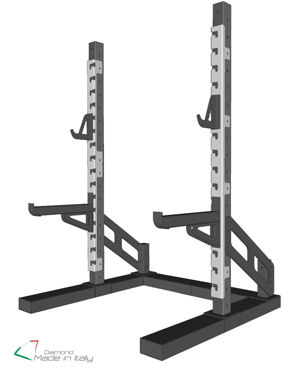 Diamond Squat Rack Premium cm 128x155x193 - DR-SSP