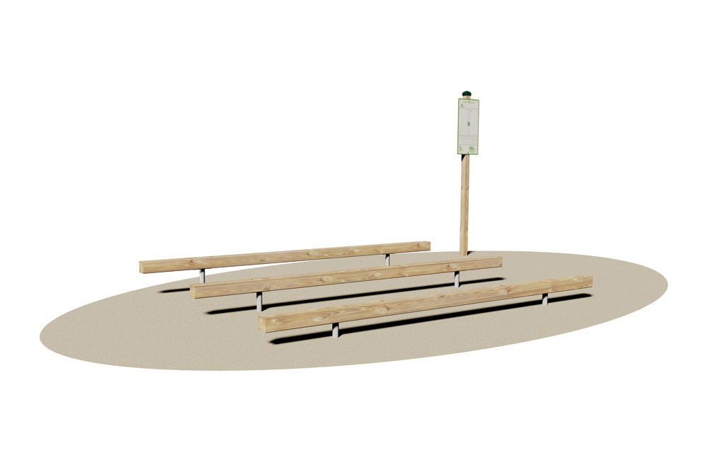 Giochipark attrezzo superamento ostacoli