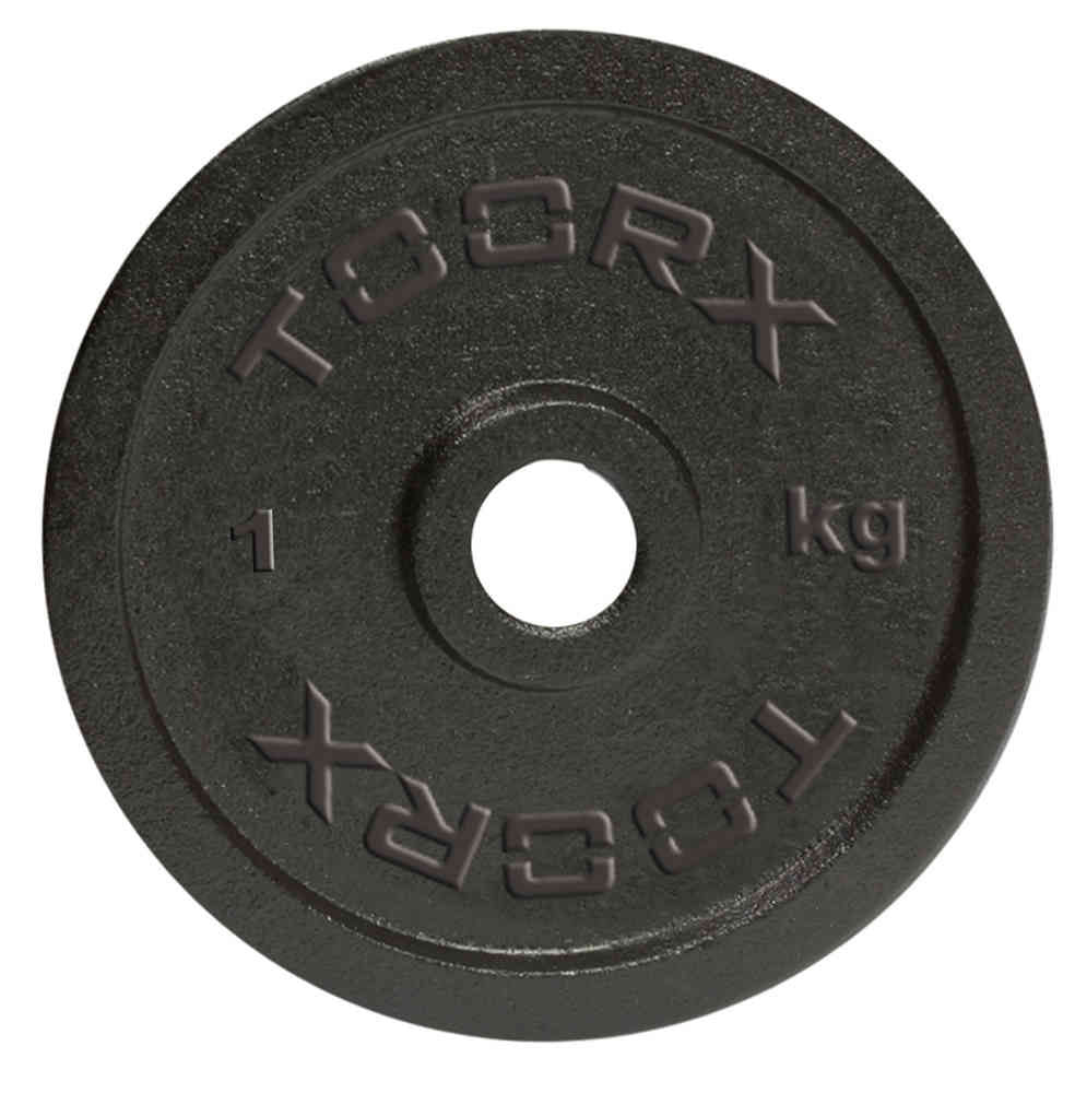 Toorx disco in ghisa nero kg 1 - 25 mm - DGN-1