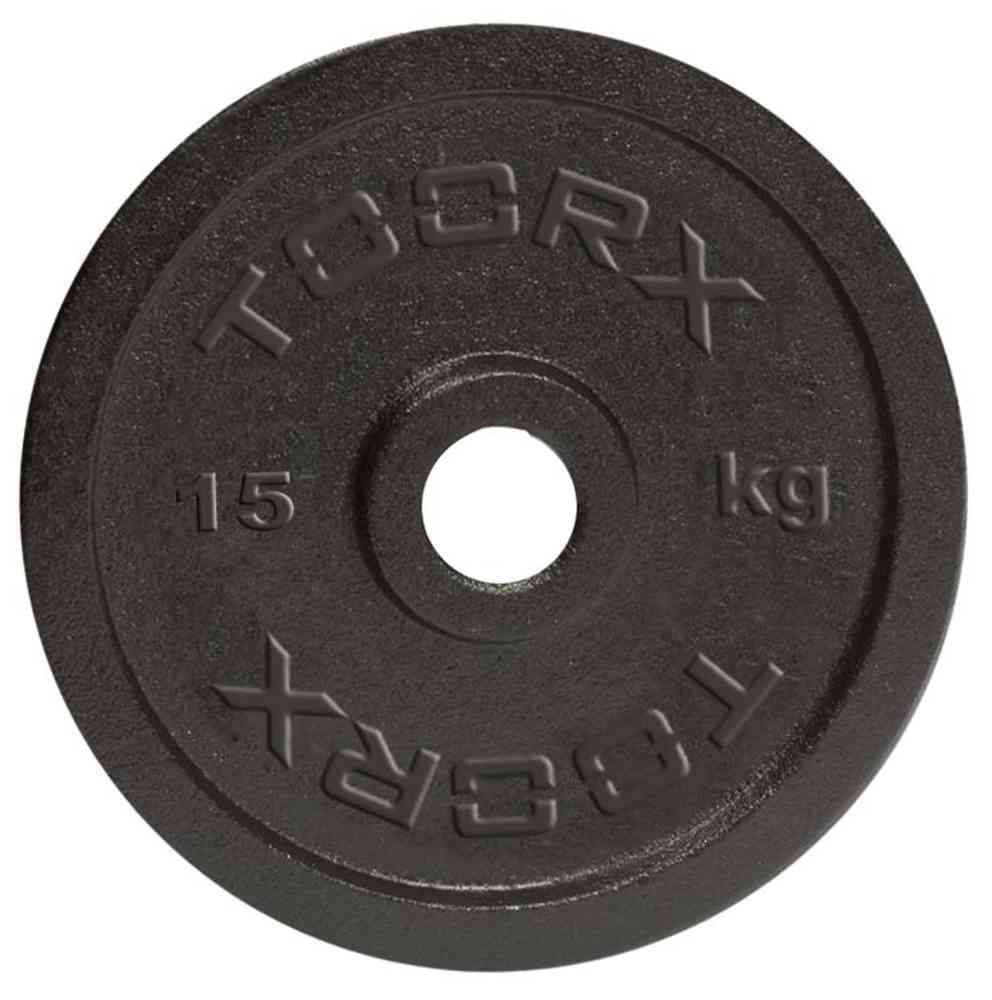 Toorx disco in ghisa nero kg. 15 - 25 mm - DGN-15