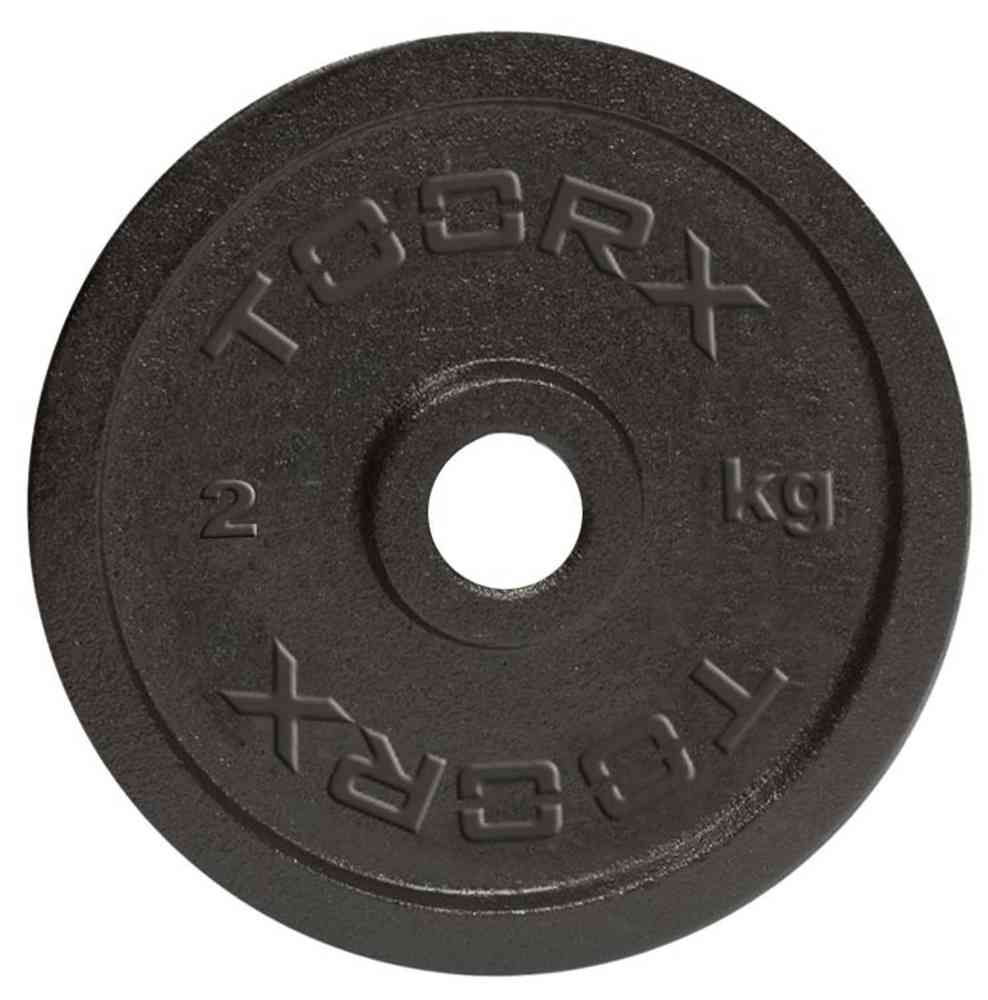 Toorx disco in ghisa nero kg. 2 - 25 mm - DGN-2