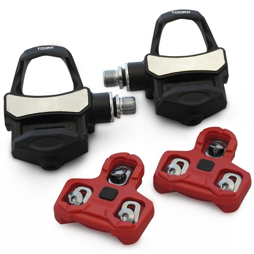 Toorx Vertical Line Set TX-POWER coppia power meter pedals Keo System e computer d’allenamento per indoor cycling / fascia cardio inclusa