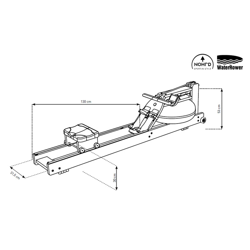 Water Rower Ergometro Performance ad Alte Prestazioni
