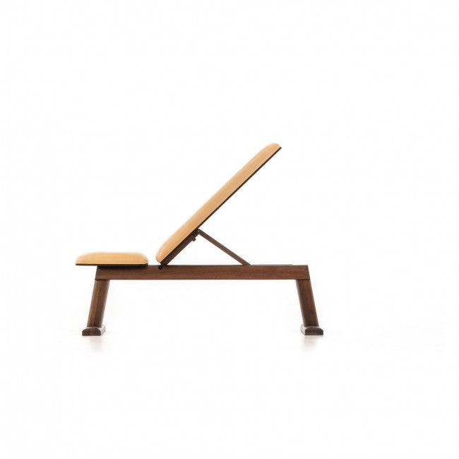 NOHrD WeightBench Walnut Vera Pelle Beige