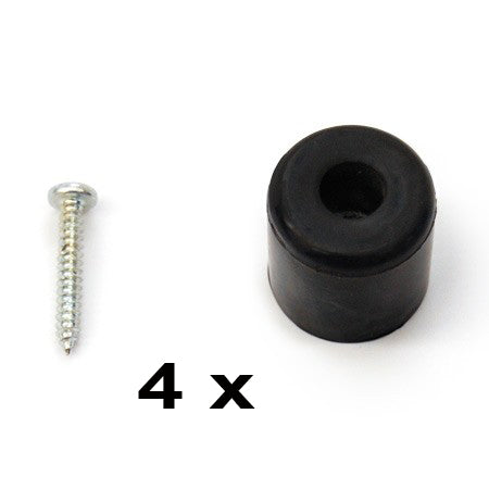 Water Rower Set Piedini Gomma di Appoggio