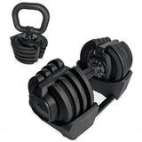 Toorx Adjustable load dumbbell from 1.5 to 18 kg with selector MCR-18