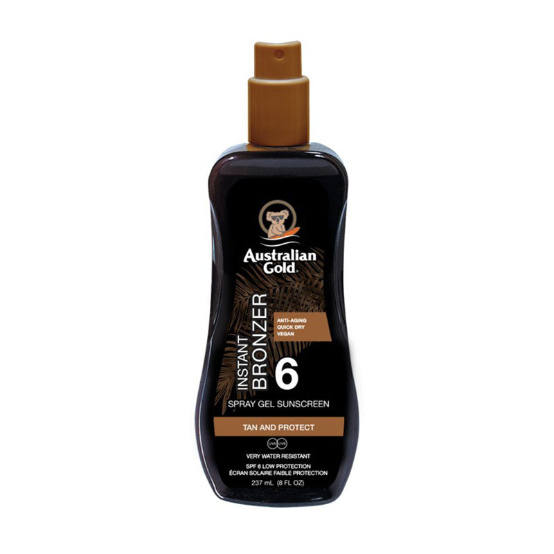 Australian Gold SPF 6 spray gel + Bronzer